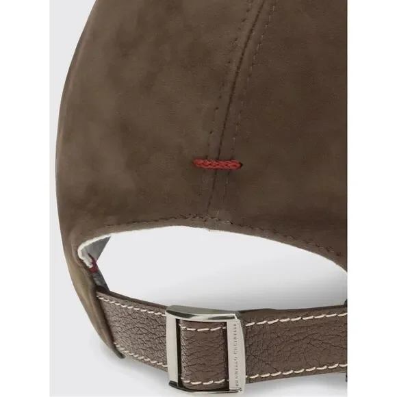 Brunello Cucinelli Hat Men Coffee